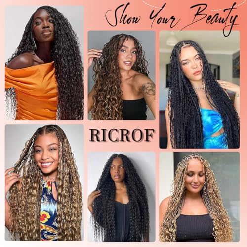 Chocolate Brown Human Braiding Hair 110g 24 Inch Deep Water Wave Bulk Human Hair for Braiding No Weft 12A Brazilian Human Hair Extensions for Boho Braids Wet and Wavy Natural