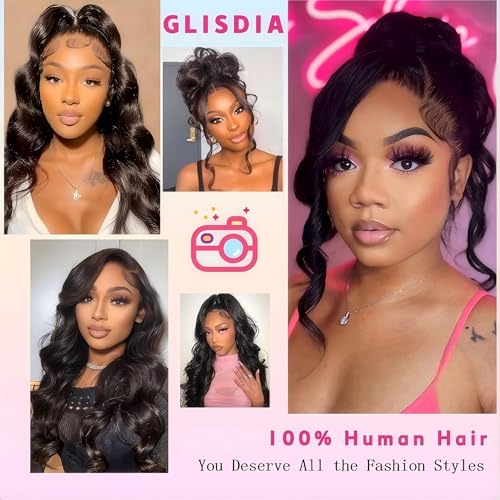 360 Closure Human Hair HD Transparent Full Lace Frontal Pre Plucked With Baby Hair Natural Hairline Bleachable Knot Free Part Raw Brazilian Unprocessed Natural Color 20 Inch