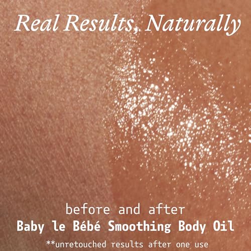 Organic Body Oil Infused with Clary Sage, Rosemary, Bergamot & Basil- Deep Hydration & Nourishing Vegan Moisturizer- 100% Natural & Fast Absorbing - Soothes Dry, Sensitive Skin- 4 fl oz