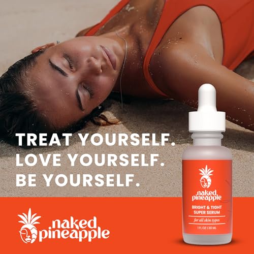 Bright and Tight Super Serum - Enzyme-Powered for Blemish Control, Skin Elasticity & Hydration - Protects Moisture Barrier - 1oz