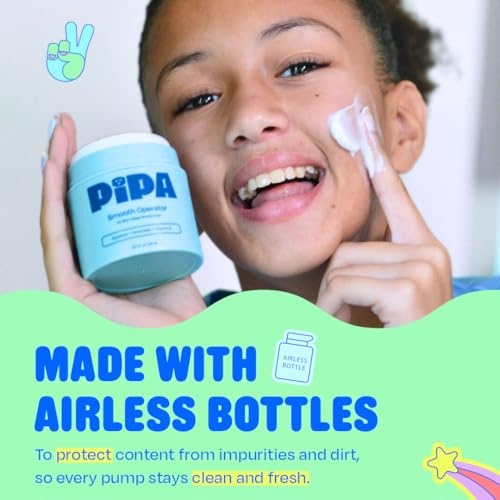 Pipa Skincare Start Young Bundle Gift Set | 3-Step Christmas Gift Skin Care Routine for Girls & Tweens 8 to 12 | Alcohol-Free & Safe | Includes Foam Face Cleanser, Face Moisturizer & Facial Mist
