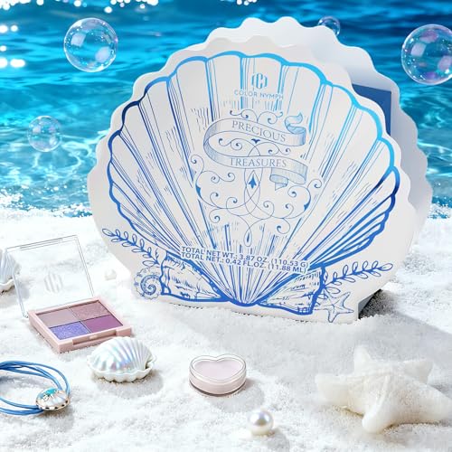 Color Nymph Makeup Advent Calendar 2025, 24 Days Surprise Beauty Makeup Gift Sets for Adlut Women & Teen Girls, 2025 Christmas Countdown Calendar Holiday Full Cosmetic Kit (Blue)