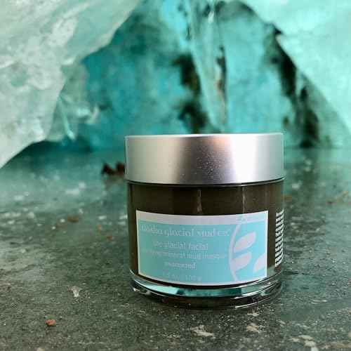 Alaska Glacial Purifying Mineral Mud Mask with Glacial Clay & Botanicals | Gently Detoxifies, Hydrates & Smooths | Anti-Aging Facial for Sensitive Skin ? Unscented, 3.5oz