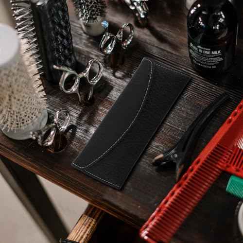 NOLITOY Hair Stylist Scissor Organizer Pouch, Hair Shear Bag Foldable Comb and Scissors Holder Salon Tools for Barber Hairdresser