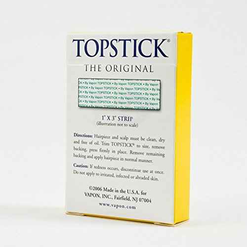 Topstick 1" X 3" - 50 Strips in each box (2 boxes) Hypo-Allergenic All Purpose Clear Double Tape