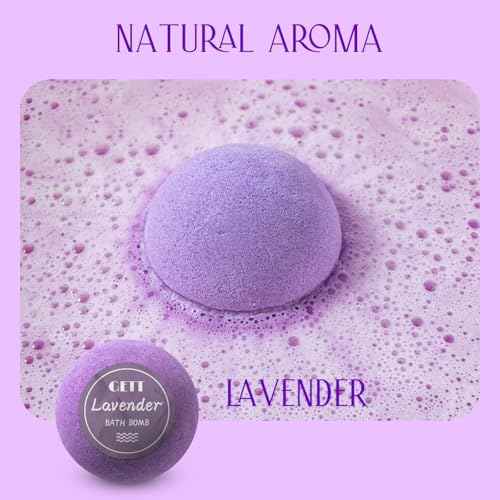 GETT Bath Bombs Gift Set,12pcs Individually Wrapped Natural & Moisturizing Bath Bombs for Women,Men & Kids, Relaxing Bubble Bath, Handmade Birthday Gift for Wife & Mom, Luxury Organic Bath Essentials