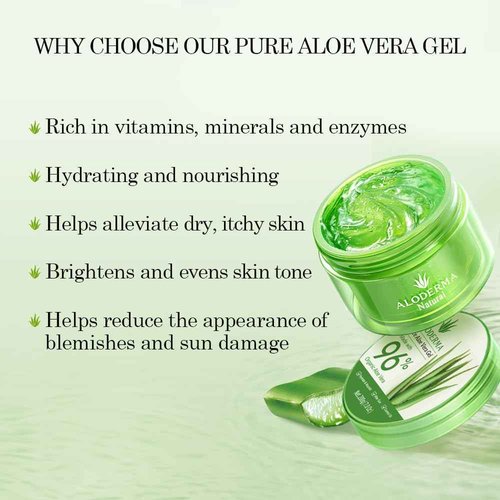 All Purpose Aloe Vera Gels Set - 6 Pieces - 300g Aloe Vera Gel, 300g Aloe Vera Gel + Tea Tree Oil, 2pcs x 200g Aloe Vera Gel, 114g Aloe Vera Gel & 45g Aloe Vera Gel