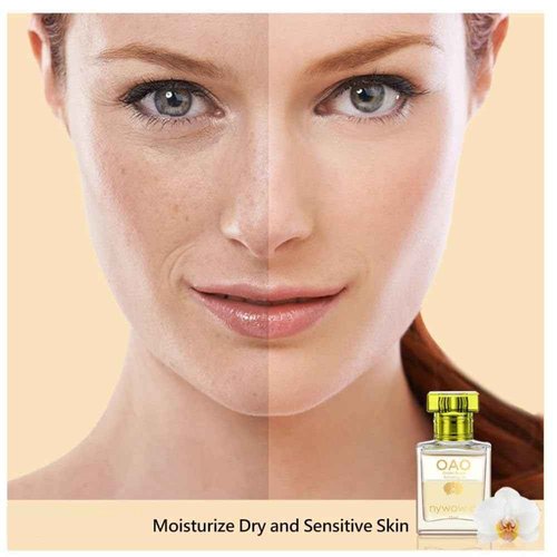 NYWOW O Orchid Hydration Facial Oil, Lightweight Botanical Face Oil for Deep Moisture & Radiance, Plant-Derived, for Dry & Sensitive Skin, 0.51oz
