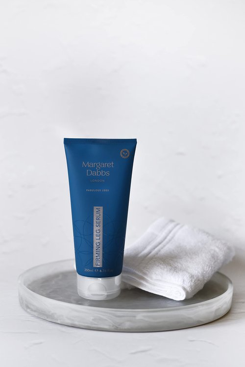 Margaret Dabbs London Firming Leg Serum - Cellulite Cream - Tightens Puffy Legs - Toning and Firming with Support Stocking Effect - 6.76 oz