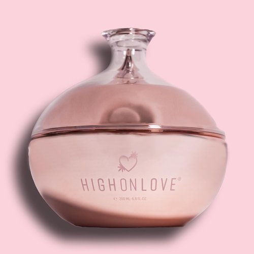 HIGHONLOVE Moisturizing Body Butter - Formulated with Coconut Oil, Hemp Seed Oil & Shea Butter - Natural Body Lotion for Dry, Sensitive Skin by High On Love (Lychee & Rose)