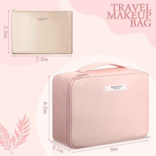 Sawysine 11 Pcs Pink Gift Box for Women Christmas Pink Birthday Basket Gifts Travel for Xmas Valentines Aesthetic Bags Makeup and Skin Care Spa Kit Mom Teacher Girlfriend