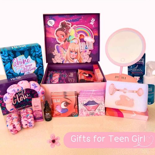 Christmas Tween Gift Box β Trendy & Unique Gifts Basket Teen Girl β Spa Kit for Teen Girls with Skincare and Self-Care Essentials β Birthday or Holiday Present