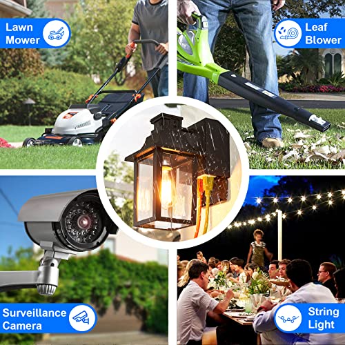 2 Pack Porch Light with GFCI Outlet,Dusk to Dawn Motion Sensor Outdoor Light,Black Front Door Lights,Waterproof Exterior Fixture,Outside Wall Lamp for House Patio Garage