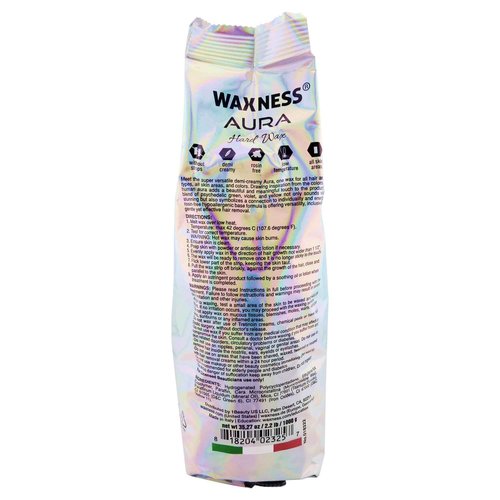 Waxness Aura Rosin Free Hard Wax Beads 2.2 lb - Pack of 2