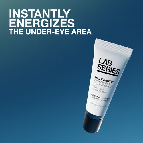 Lab Series Daily Rescue Energizing Eye Treatment - Under Eye Cream Moisturizer with Ginseng & Caffeine - Energizes and Hydrates - Skin Care for Men, 0.5 Fl Oz