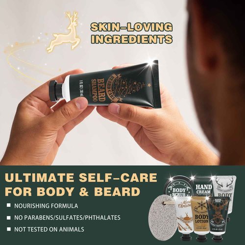 Advent Calendar for Adults Rinse & Robust Christmas Gifts for Men Advent Skincare Calendar Countdown Calendar 24PCS 2025 Beauty Advent Calendar Beard Care Set for Men