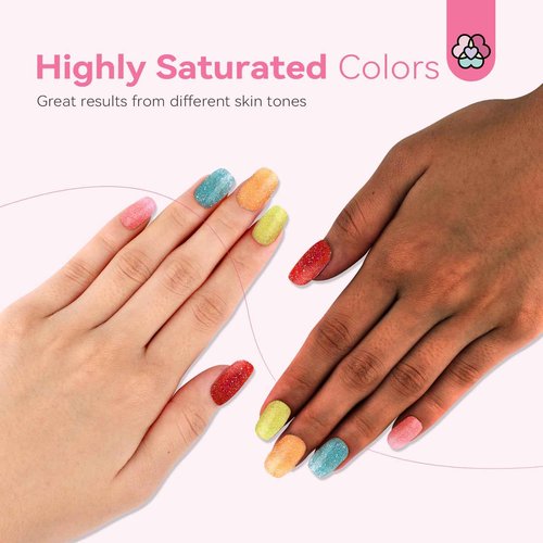 SAVILAND Glitter Nail Polish Set: Air Quick Dry Nail Polish Non Gel with Base-Top Polish Dual Unique Shimmer Holographic Nail Lacquer Gift for Beginner Fingernail Toenail Manicure Art 12 Color
