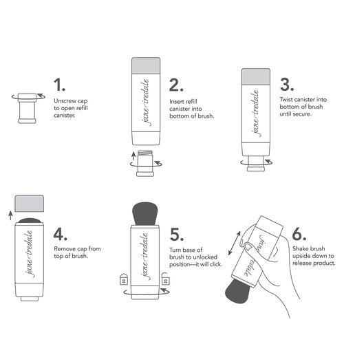jane iredale Powder-Me SPF 30 Dry Sunscreen, Nude, 5 g.