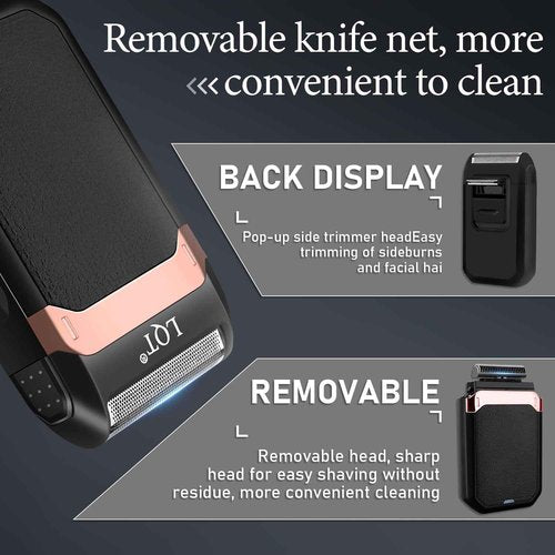 LQT Professional Cordless Hair Clippers for Men, Electric T-Blade Trimmer with LED Display, Long Battery Life, Grooming Kit for Haircuts & Beard Trimming,for Home, Barber, Travel