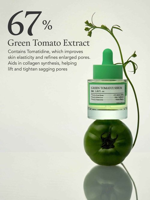FULLY Green Tomato Pore Care Starter KIT Elasticity Boosting, Skin Moisturization, Soothing, Pore Minimizing Set