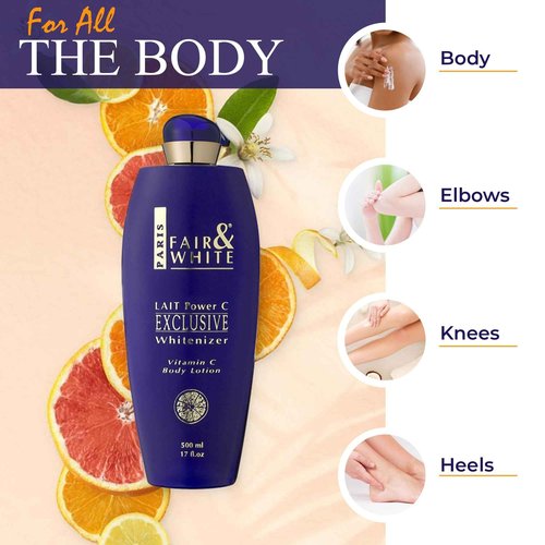FAIR & WHITE Exclusive Body Lotion with Pure Vitamin C, 500ml / 17fl.oz