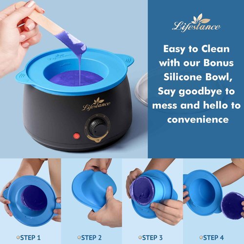 Lifestance L1 Waxing Kit + 1LB Chamomile Blue Hard Wax Beads
