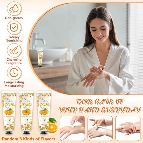 Swiffen 48 Sets a Little Cutie Is on The Way Hand Cream Gifts Bulk Baby Shower Hand Cream Travel Size Lotion Bulk Fall Thanksgiving Party Supplies Favors Birthday Wedding for Guest