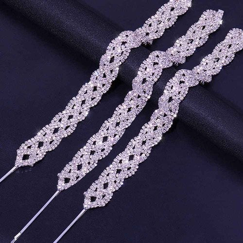STONEFANS 3pcs rhinestone headpiece, braided headband, hair accessories for women, wedding, everyday, HIP HOP, beautiful things, hair styling, Birthday