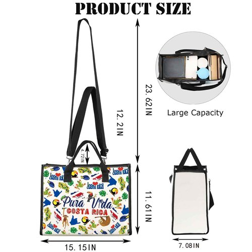 G2TUP Costa Rica Makeup Bag Costa Rica Travel Gifts Costa Rica Gifts Costa Rica Vacation Zipper Bag (Costa Rica TG2)