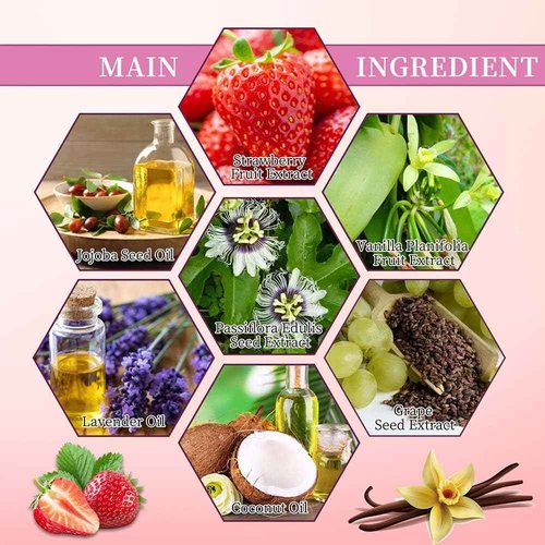 After Shave Oil for Women Men, After Serve Oil for Smooth Skin, Prevent Ingrown Hairs & Dryness, Reduce Ingrown Hairs & Dryness (Strawberry Vanilla + Passion Fruit, One Size)