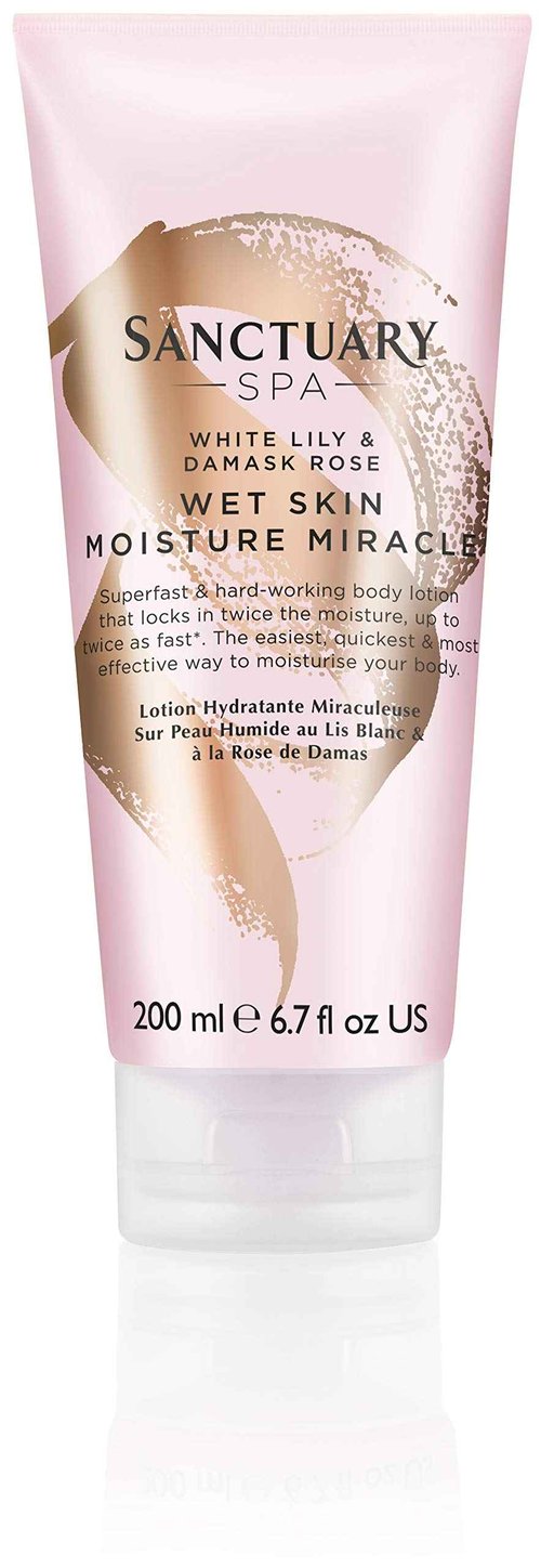 Sanctuary Spa White Lily & Damask Rose Wet Skin Moisture Miracle Body Lotion 200ml