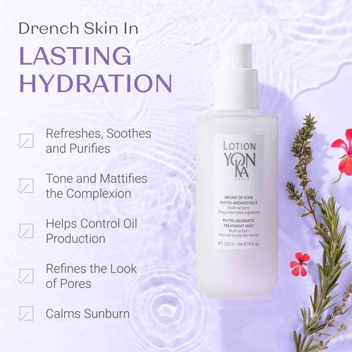 Yonka Lotion PNG Toner | Refreshing Daily Face Mist with Botanical Essential Oils, Aloe Vera & Rosemary | Hydrates, Soothes & Mattifies | Alcohol-Free Toner for Normal to Oily Skin | 6.76 fl oz