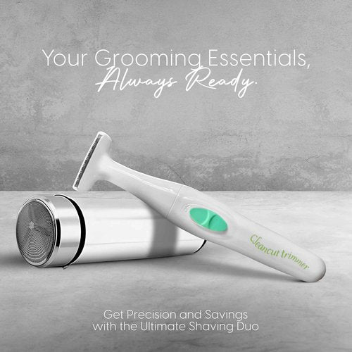 ES412 - Designed for Stubble & Short Hair Maintenance Both Men and Women - Intimate and Sensitive Area Shaver - Not Meant for Long Hair