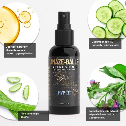 Derm Dude Mega Sack Set | Anti-Chafing Cream, Ball & Groin Deodorizing Spray, & Mens Body Wash for Private Area | With All-Natural DeoPlex & Activated Charcoal for Odor Control - MVP Scent