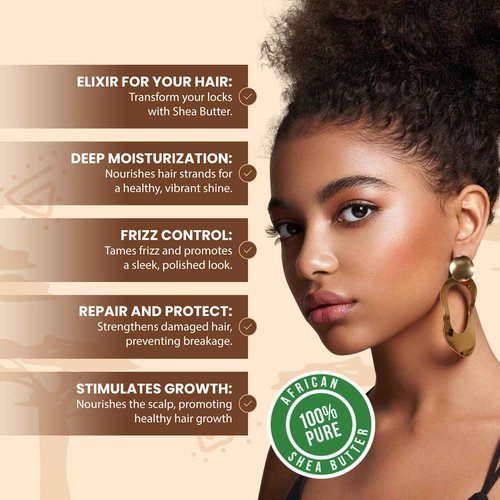 Raw African Shea Butter 32 oz (3 Pack) Bulk 100% Pure Natural Unrefined IVORY - Ideal Moisturizer For Dry Skin, Body, Face And Hair Growth. Great For DIY Soap and Lip balm Making.