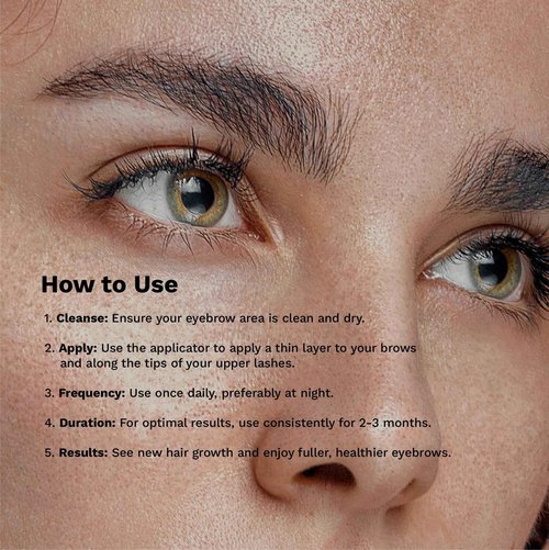 Airen Mi Piace Brow & Lash Nourish Cream for Fuller, Healthier Brows & Lashes - Promote Growth & Thickness - Made in Spain with Natural Ingredients & Proteins - (0.10 fl oz / 3 ml)