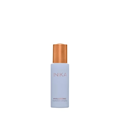 INIKA Hyaluronic Hydration Complex | Clinically Proven. 100% Natural. Lightweight, Oil-Free Serum Boosts Hydration, Protects Skin Barrier and Minimizes Fine Lines + Wrinkles. 30mL