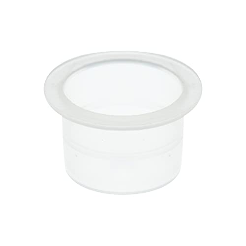 Stockroom Plus Medium Disposable Tattoo Ink Caps - Crystal Clear Ink Cups - Stable Wide Base Plastic Caps - Cup Organization & Tattoo Supply Organizer - 1000 Pack, 12mm ID/17mm OD/11mm H