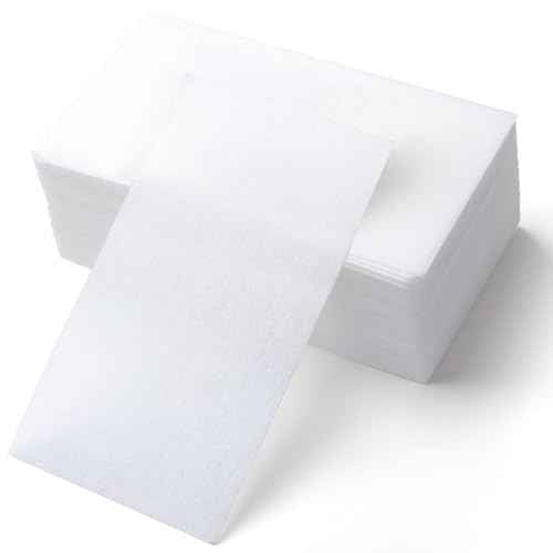 100pcs Perm Papers for Hair, End Wrapping Papers for Perm Rods, Disposable High Temperature Resistant Thick Toughness Hair Curling Styling Paper for Cold Hot Perms (3.3 x 5.5 in)