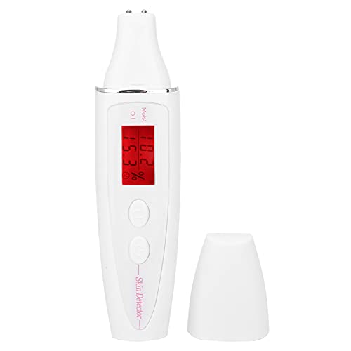 Skin Tester High Sensitive LCD Digital Skin Analyzer Water Oil Analyzer with Digital LCD Display Water Oil Monitor for Skin Care for Traveling,Home,Beauty Salon(02)