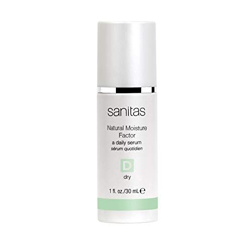 Sanitas Skincare Natural Moisture Factor, Moisture Rich Concentrate, CoQ10, Vitamin F, Vitamin E, Serum for Dry Skin, 1 Ounce