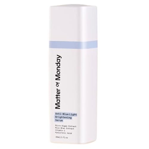 Anti-Blue Light Brightening Serum - Digital Screen Protection Face Serum with Antioxidants - Anti-Aging Skin Brightening for Dark Spots & Firmness