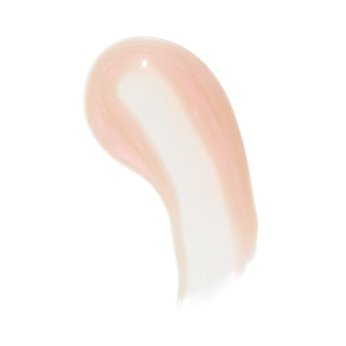 Revolution, Pout Bomb Plumping Lip Gloss, High-Shine for Glossy, Fuller & Plump Lips with Hyaluronic Acid & Peptides, Vegan & Cruelty-Free, Sheer Milky Nude, 0.15 fl oz