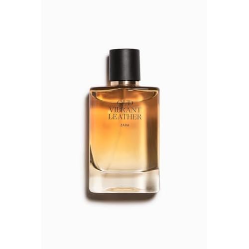 Zara Oud Vibrant Leather Cologne for Men EDP Eau De Parfum 100 ML (3.4 FL OZ)
