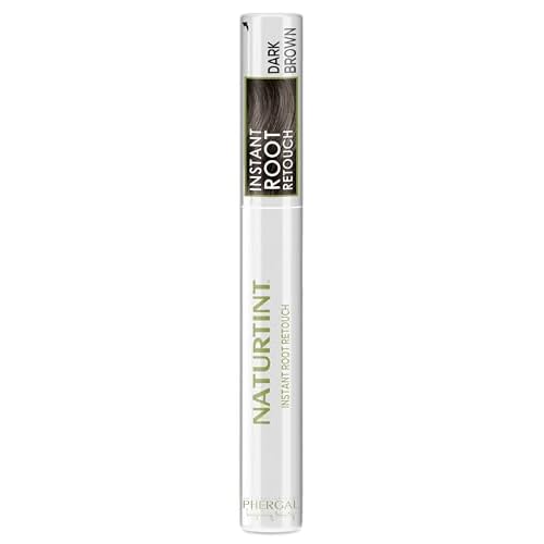 Naturtint Instant Root Retouch - Dark Brown 2-in-1 Gray Coverage, 0.33 fl oz