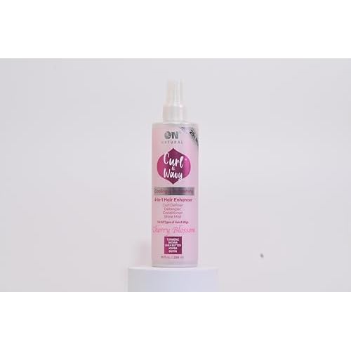 ON Natural Curl-N-Wavy 4-in-1 Hair Enhancer For All Hair Texture [Cherry Blossom]10 OZ