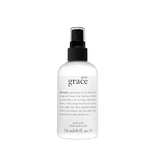 philosophy pure grace - crisp & clean women's perfume - with notes of water lily, leafy greens & musk - long lasting fragrance