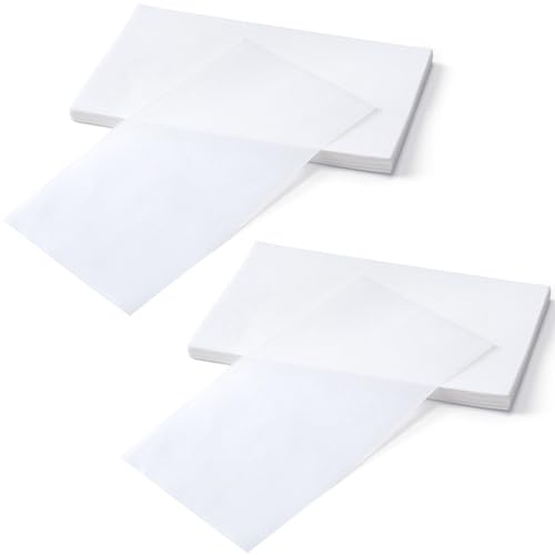 140pcs Perm Papers for Hair, Thin End Papers for Hair Perm, High-Temperature Resistant Perm End Paper for Professional Hair Salon Home Use- White