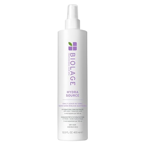 Biolage Hydra Source Daily Leave-In Tonic - Moisturizes & Detangles, With Fermented Aloe & Micro-Filtered Hyaluronic Acid, For Dry Hair