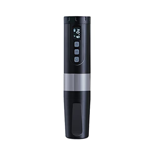 BRONC V2 Tattoo Machine Rotary Pen Style Supply Coreless Motor 2,000mAh Battery Power (Grey)